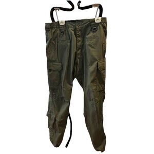 LA Police Gear Elastic Waistband Operator Pants, 36 x 34, Khaki Green, Tactical